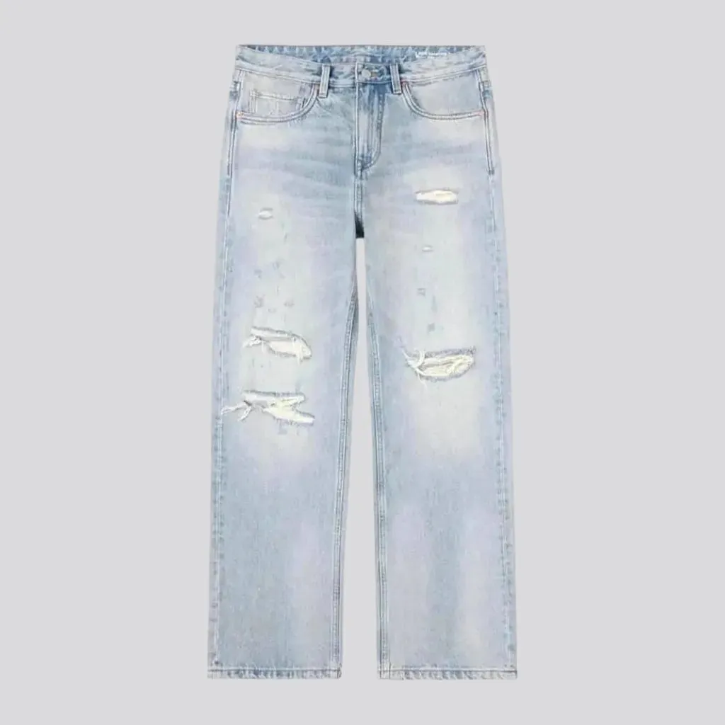 13.7oz men's street jeans