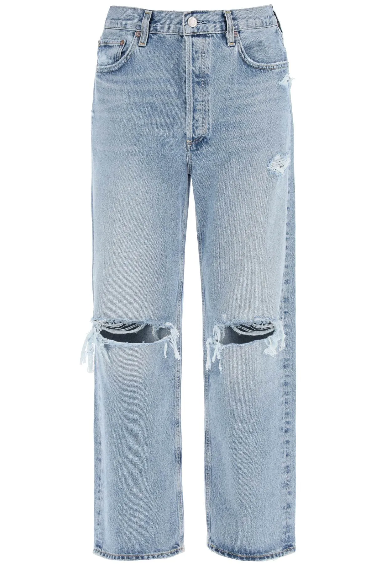 90's destroyed jeans with distressed details A642B 1206 THREADBR