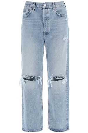 90's destroyed jeans with distressed details A642B 1206 THREADBR