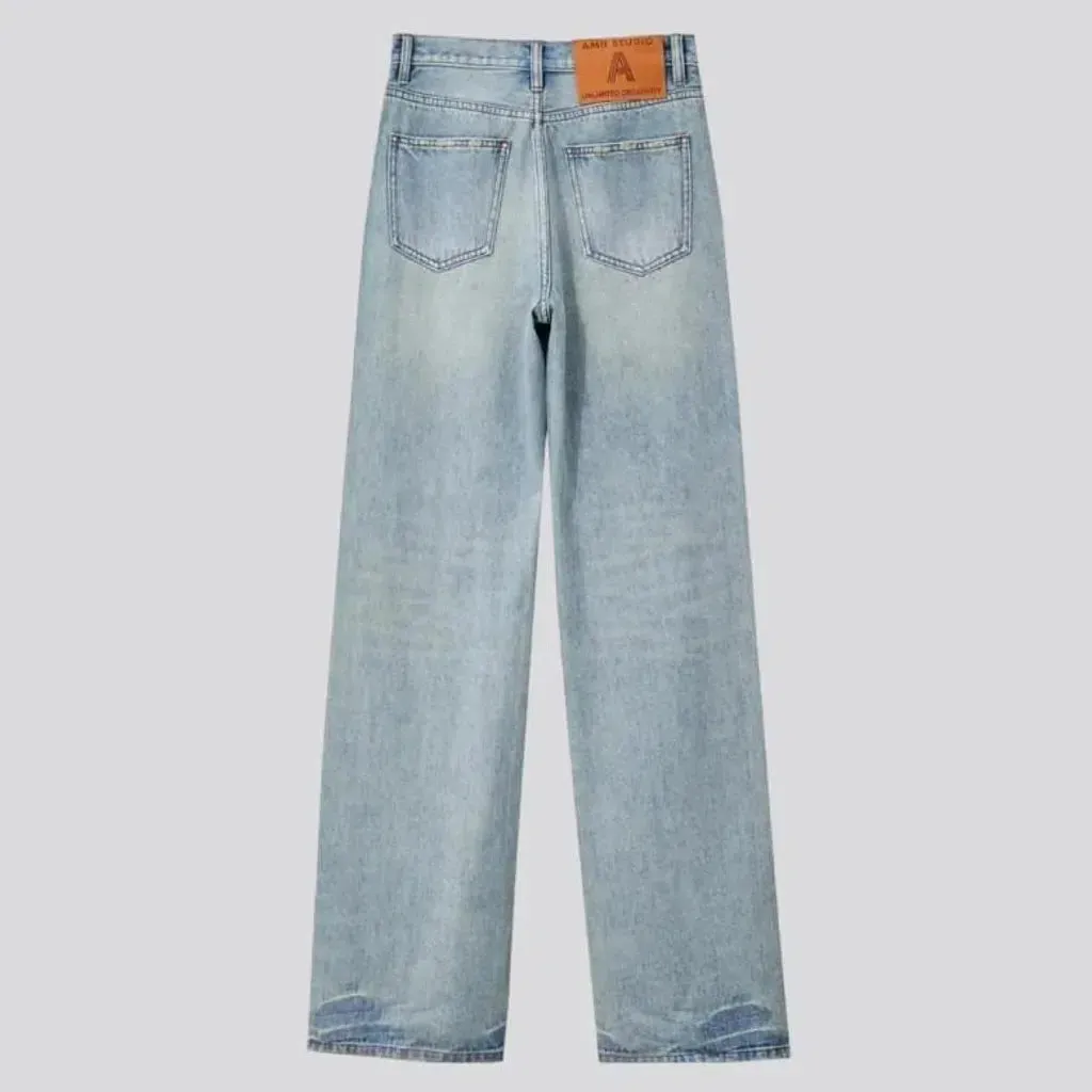 90s sanded jeans
 for women