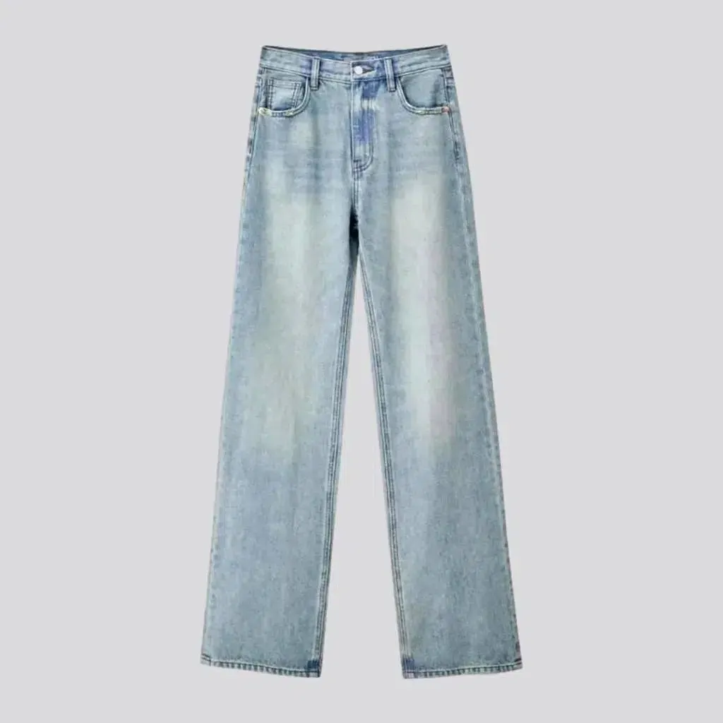 90s sanded jeans
 for women