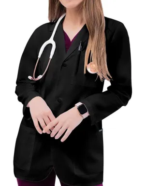 Adar 31 Inch Unisex Three Pocket Consultation Short Lab Coat