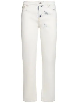 Alexandre Vauthier   Mid rise denim straight jeans 