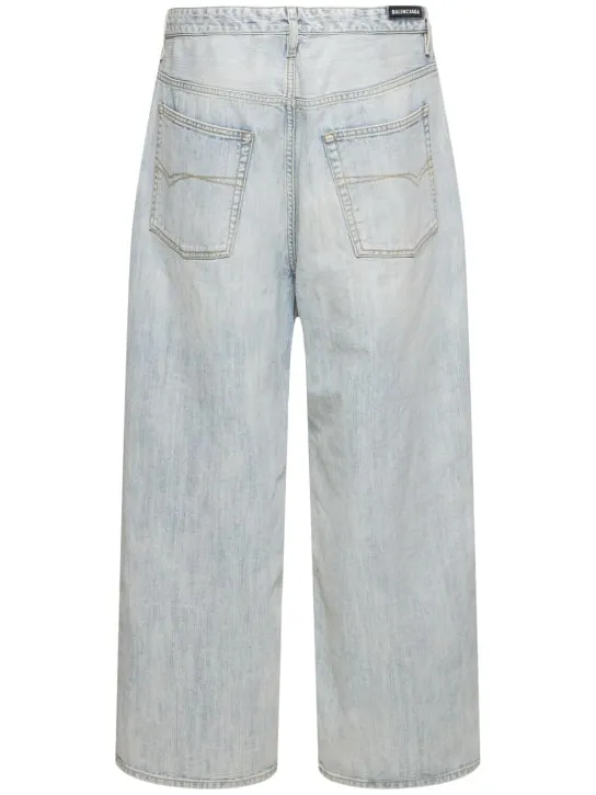 Balenciaga   Baggy cotton denim jeans 