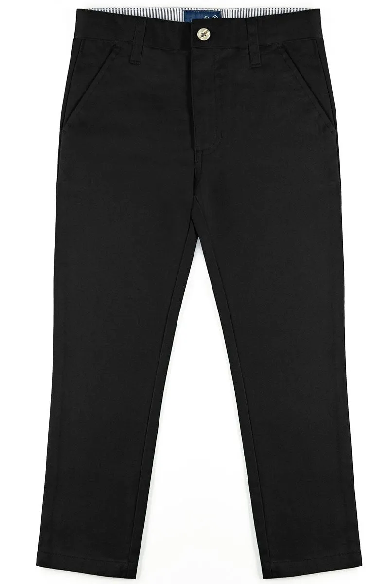 Boys All Navy Slim Fit Weekday Pants