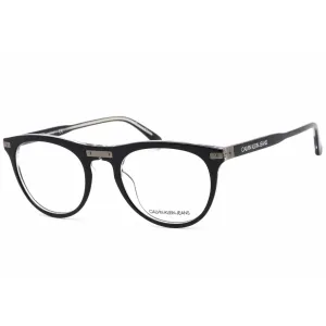 Calvin Klein Jeans Unisex Eyeglasses - Navy/Crystal Round Plastic Frame | CKJ20514 415