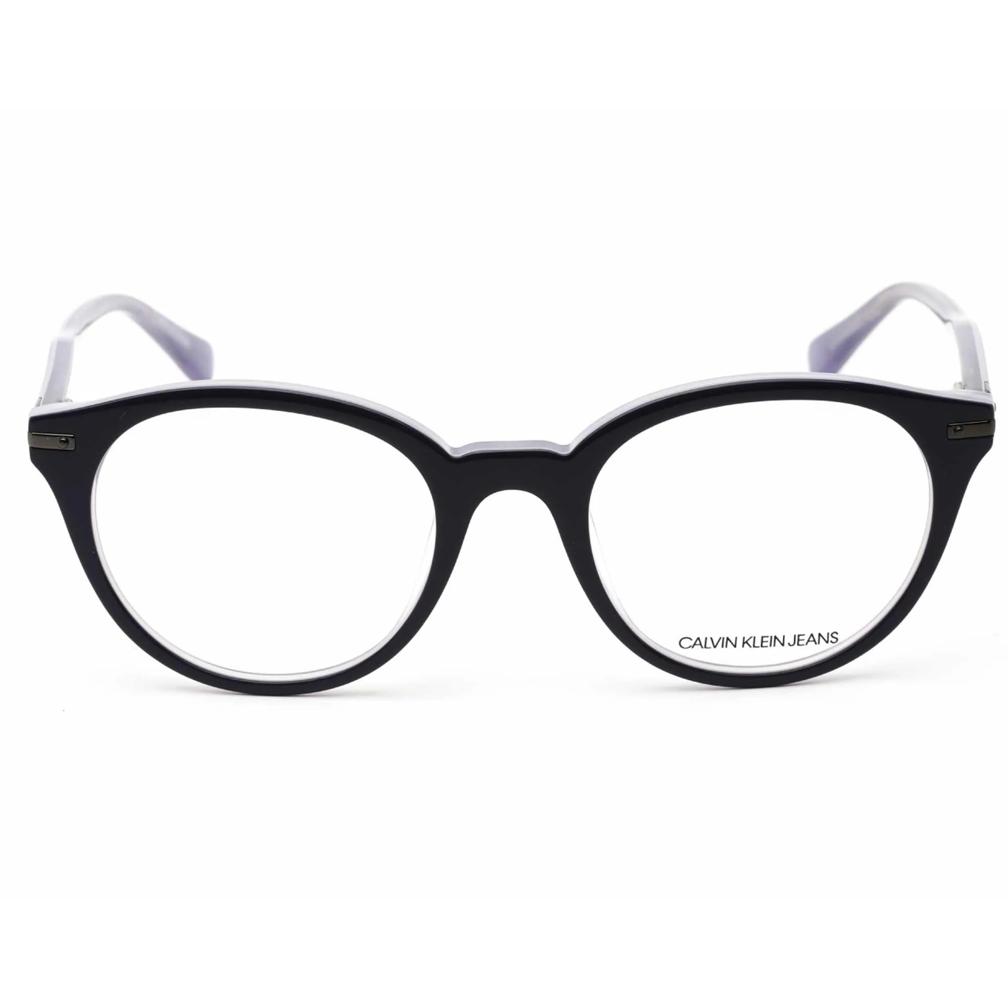 Calvin Klein Jeans Unisex Eyeglasses - Purple/Milky Lilac Round Frame | CKJ20513 506