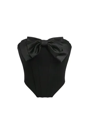 Caroline Corset Top (Black)