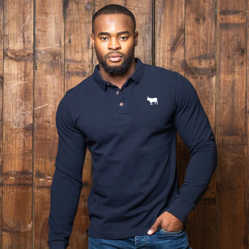 Classic Long Sleeve PK Polo Midnight