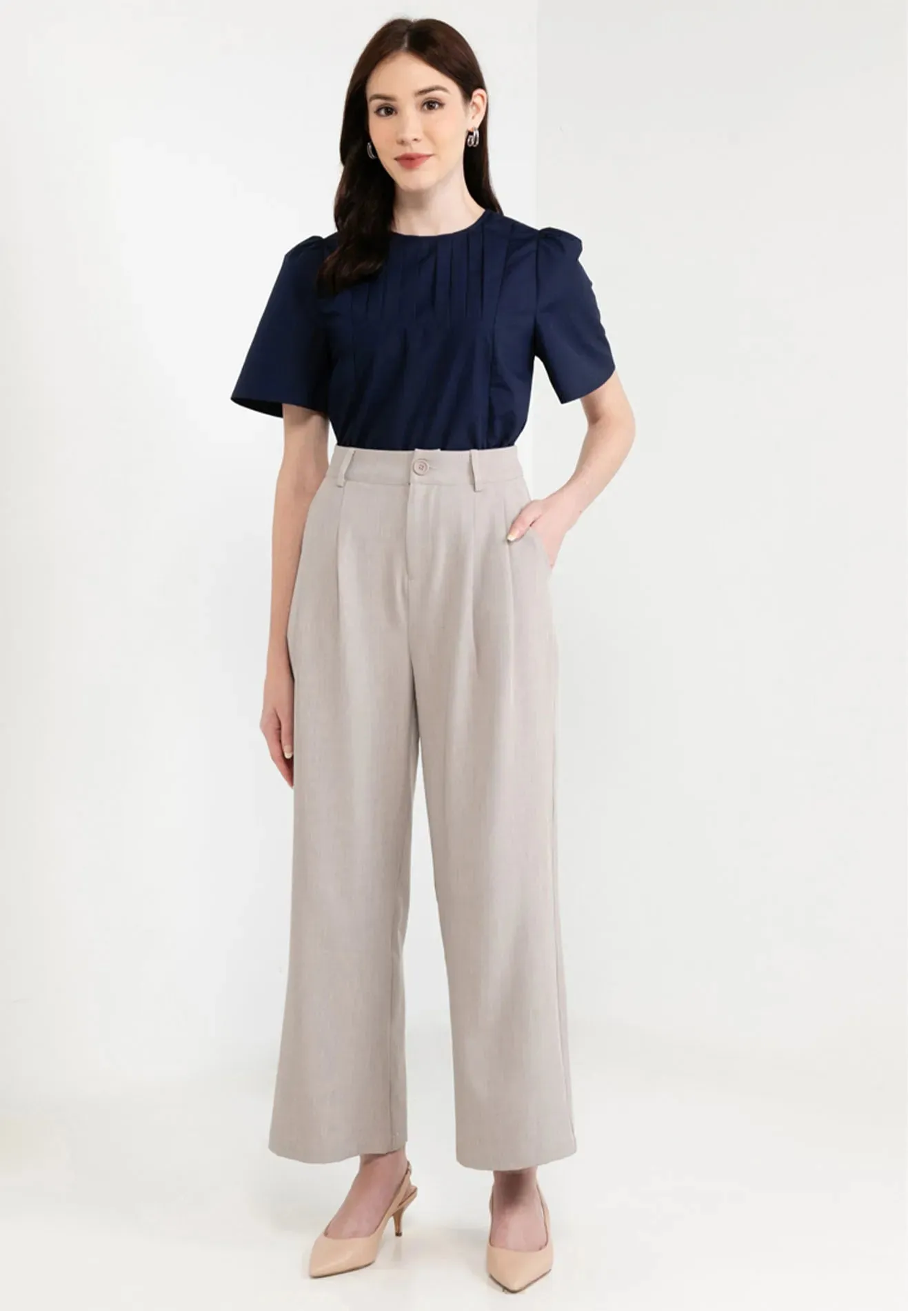 Classic Wide Leg Trousers