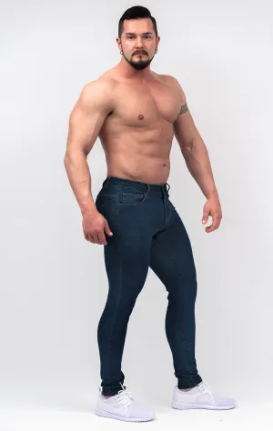 Contour Fit Jeans : Dark Blue