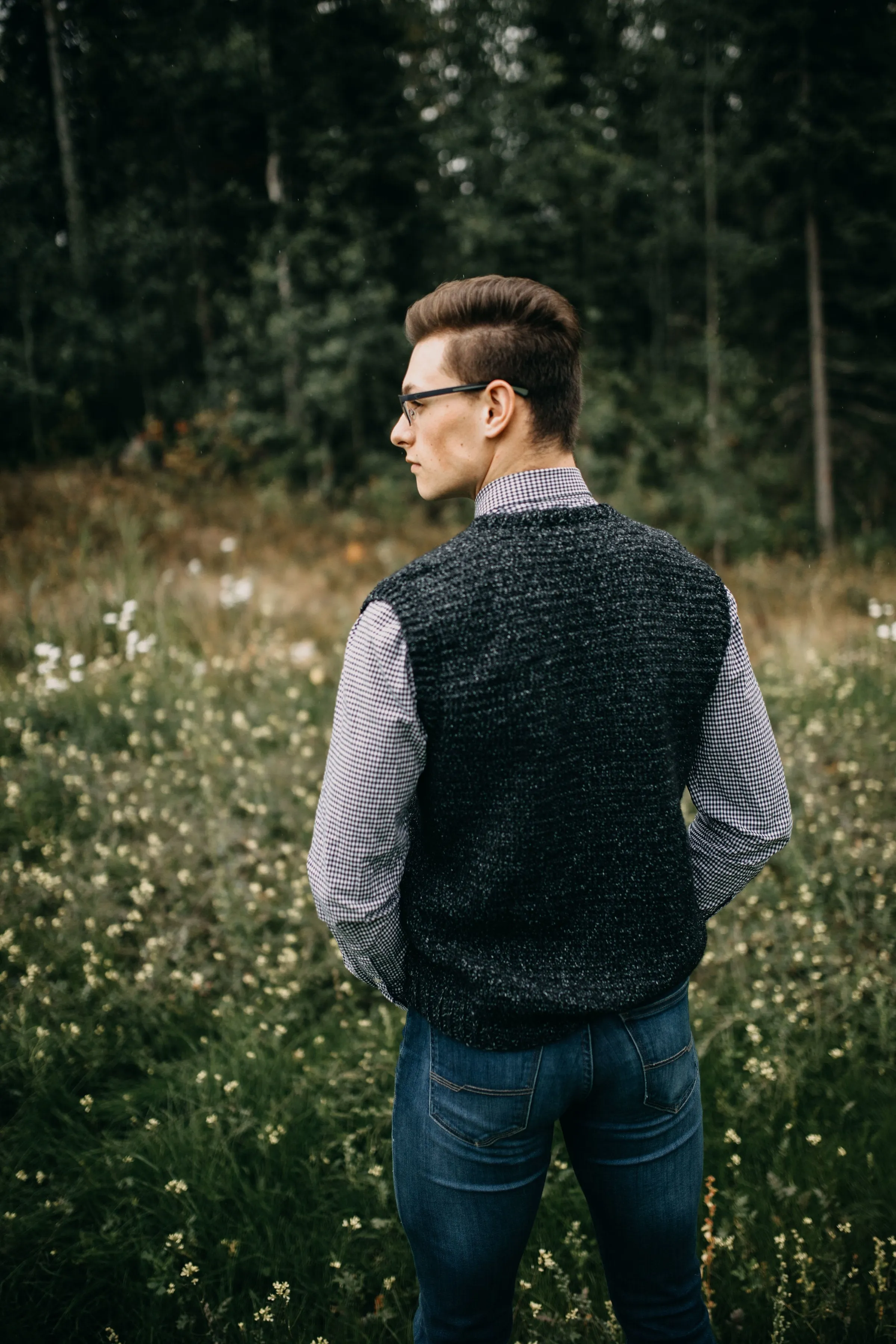 Crochet Kit - Summit Men's Sweater Vest