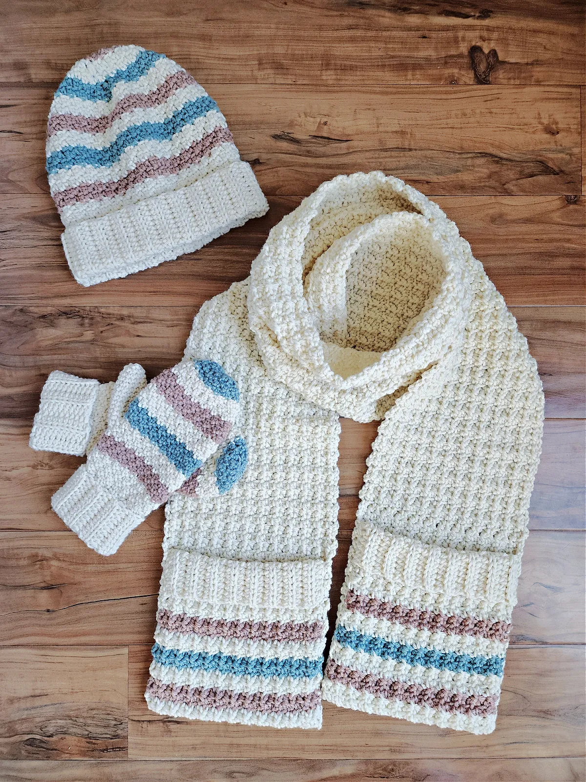 Crochet Kit - Wrapped in Warmth Set