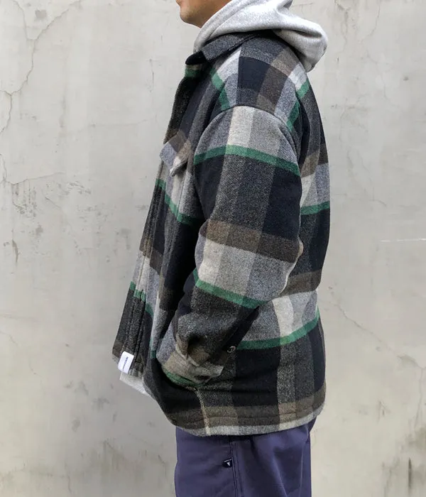 DESCENDANT/CLAIRTON PLAID JACKET (BLACK)