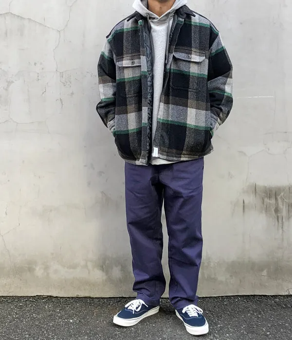 DESCENDANT/CLAIRTON PLAID JACKET (BLACK)