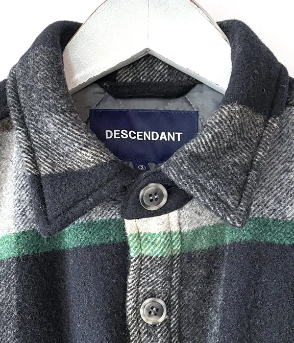 DESCENDANT/CLAIRTON PLAID JACKET (BLACK)