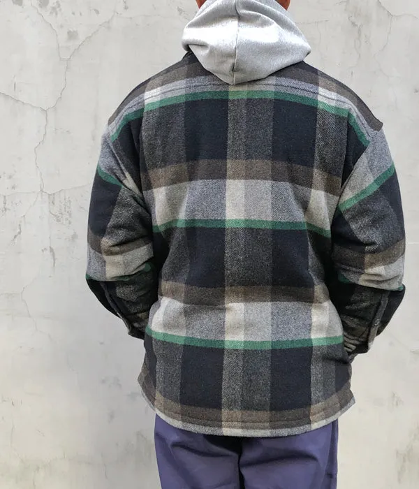 DESCENDANT/CLAIRTON PLAID JACKET (BLACK)