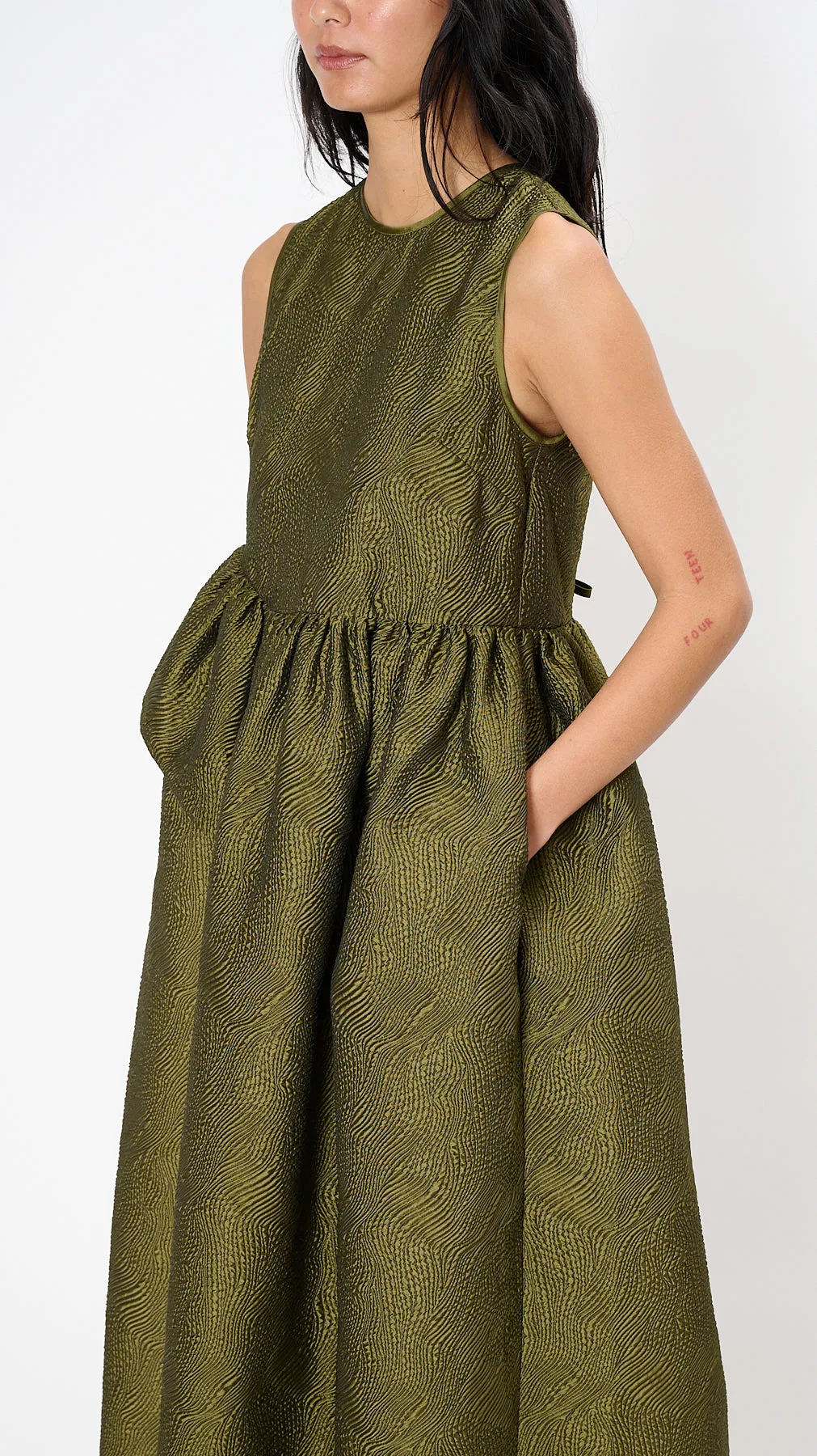 Ditte Dress in Olive