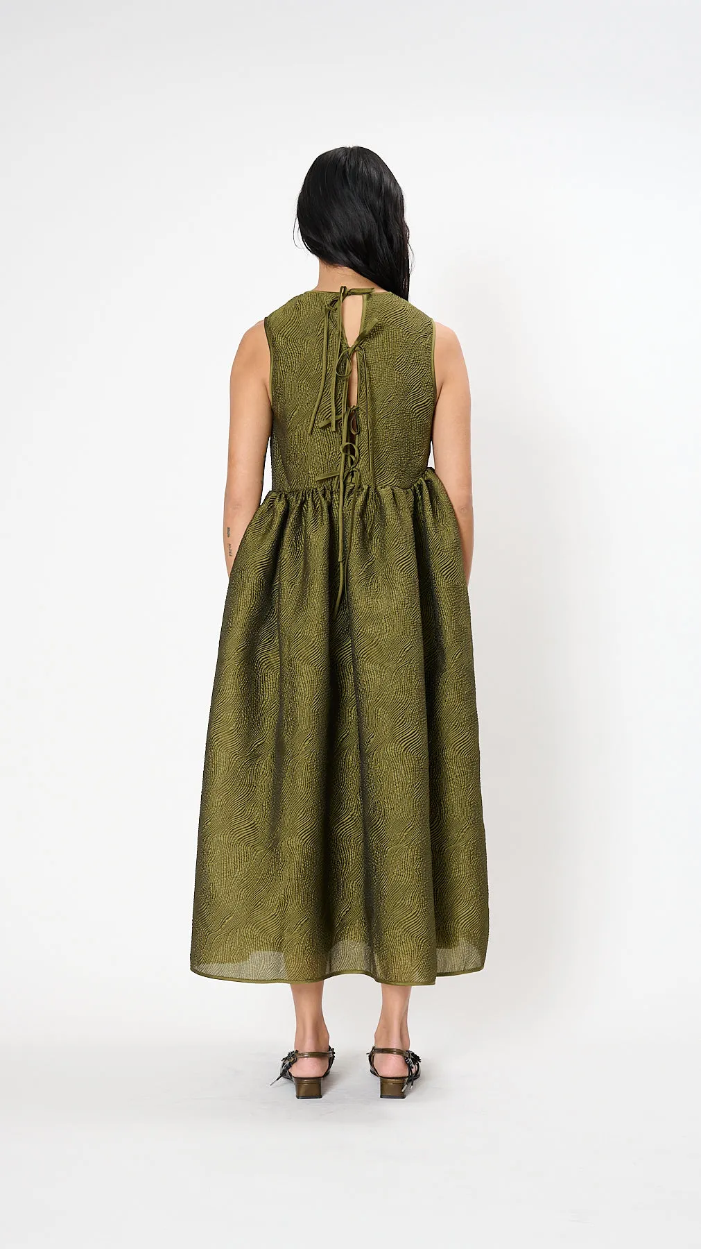 Ditte Dress in Olive