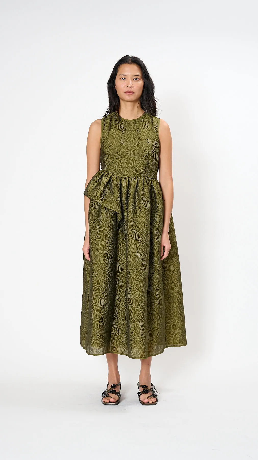 Ditte Dress in Olive