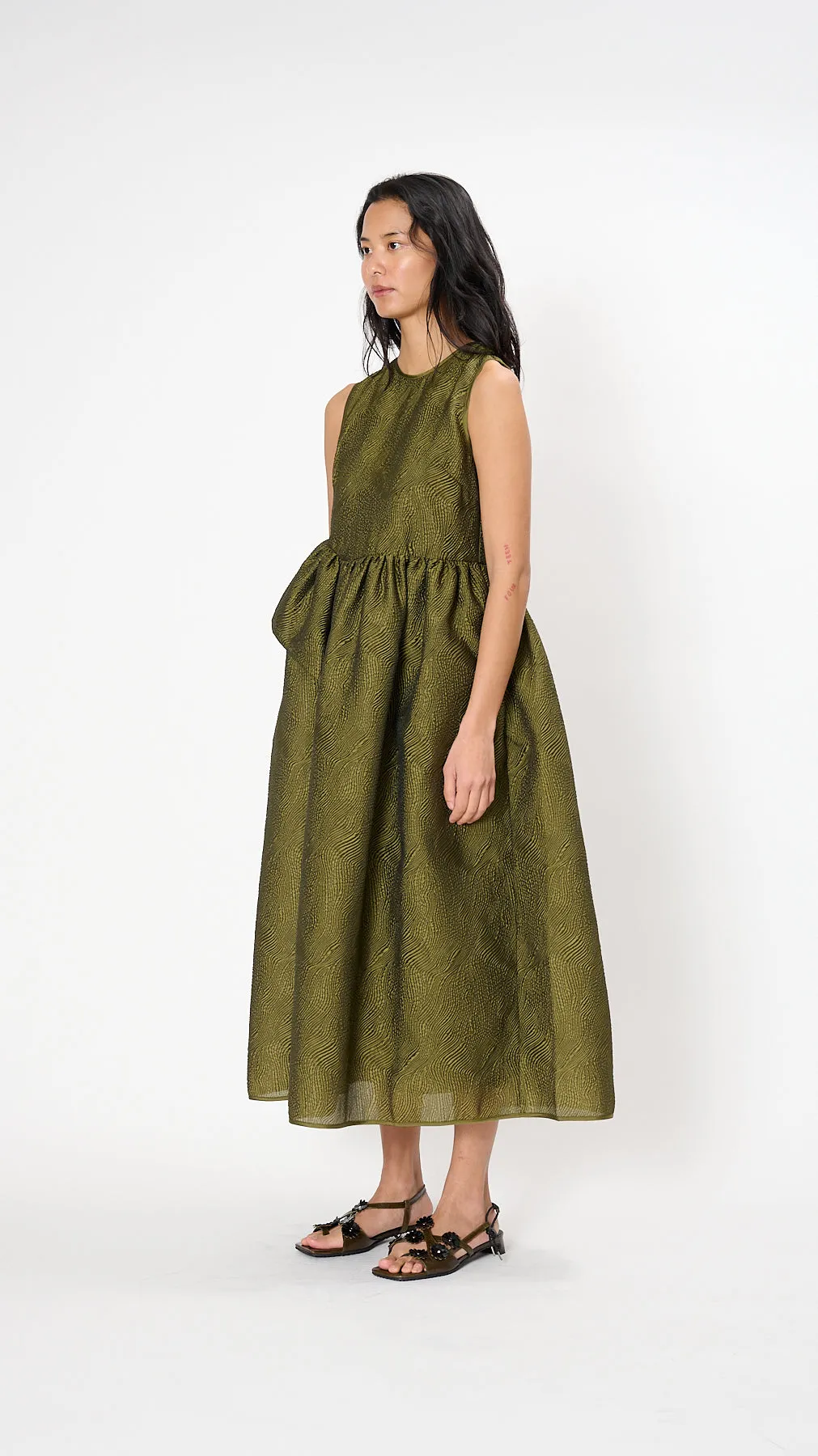 Ditte Dress in Olive