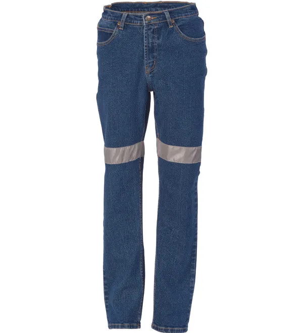 DNC Ladies Taped Denim Stretch Jeans