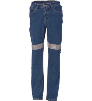 DNC Ladies Taped Denim Stretch Jeans