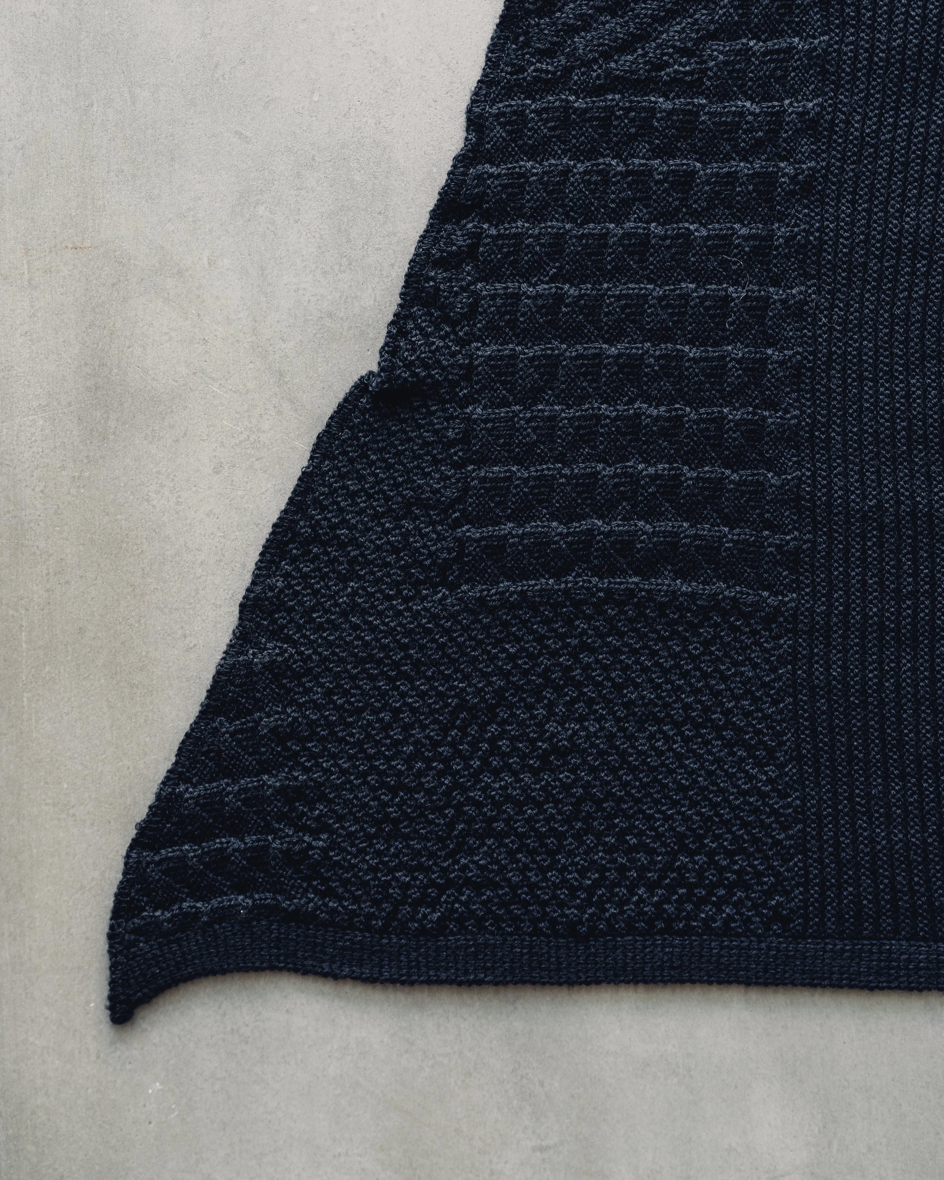 Engineered Garments Knit Scarf, Navy