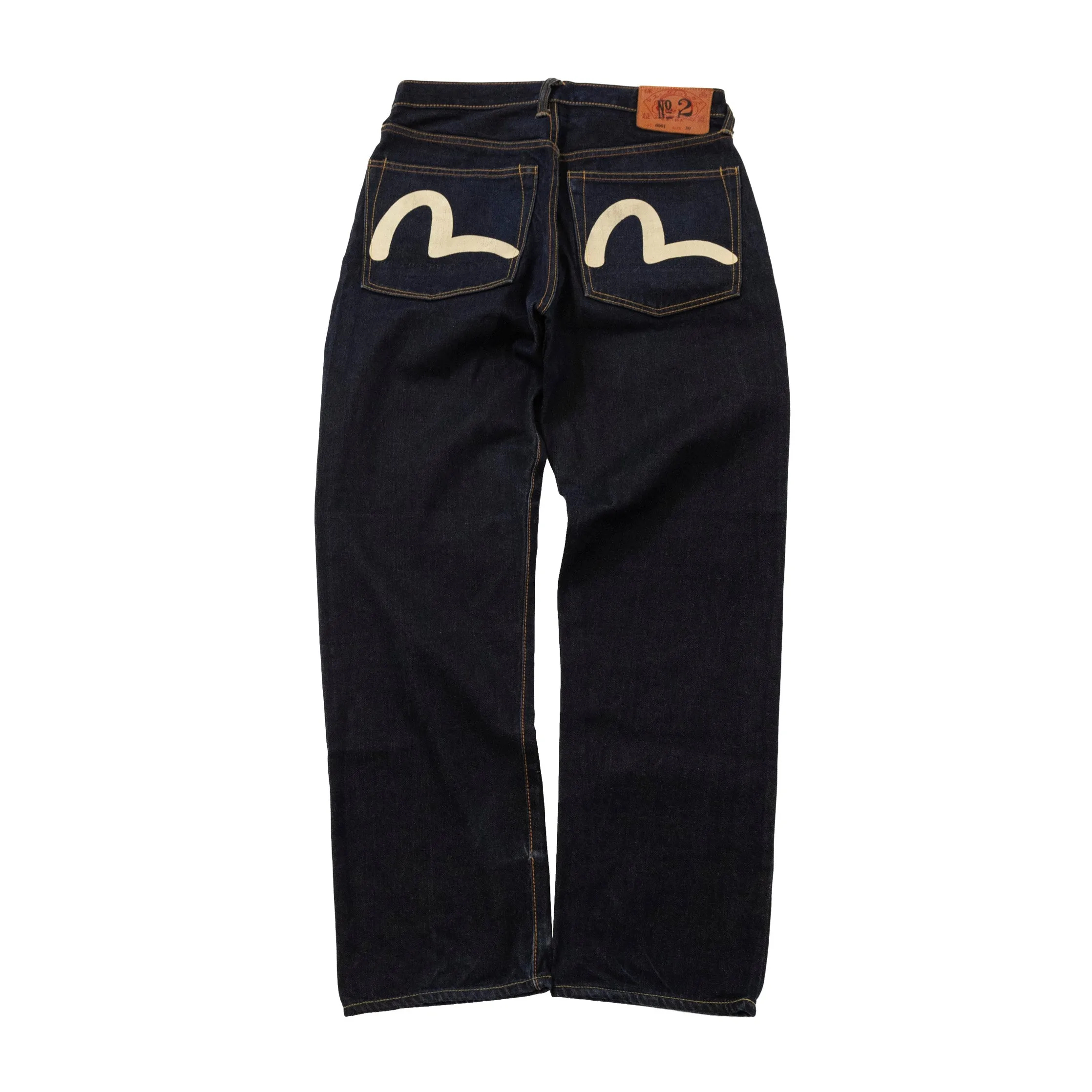 Evisu Dark Wash Classic Logo Denim Jeans