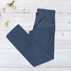 fabric pant- navy/ made in Turkey -3383