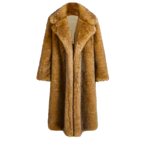 Faux Fox Fur Coat