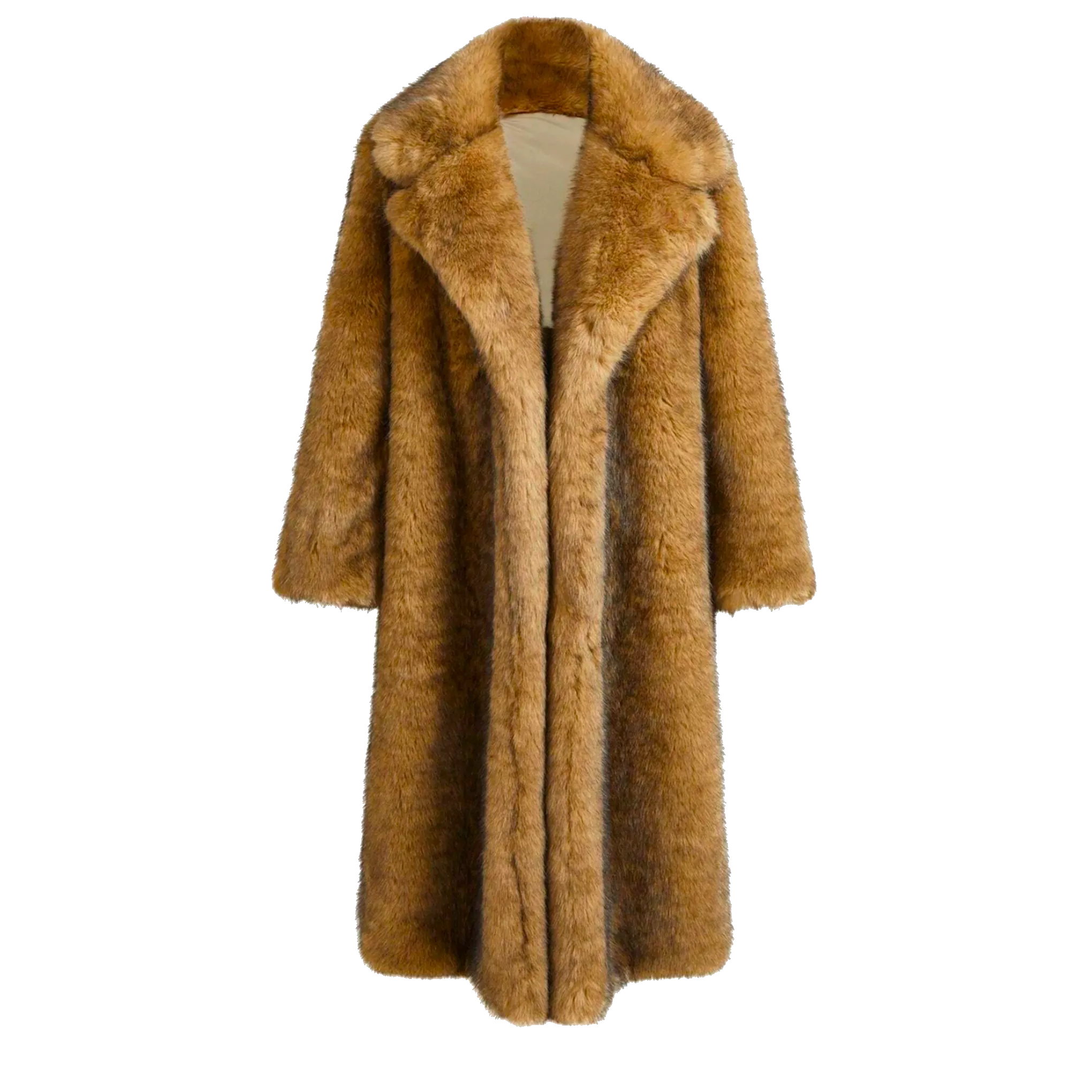 Faux Fox Fur Coat