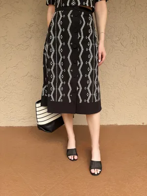 First Midi Flared Skirt