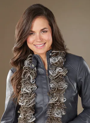 Free Sashay Metallic Scarf Pattern