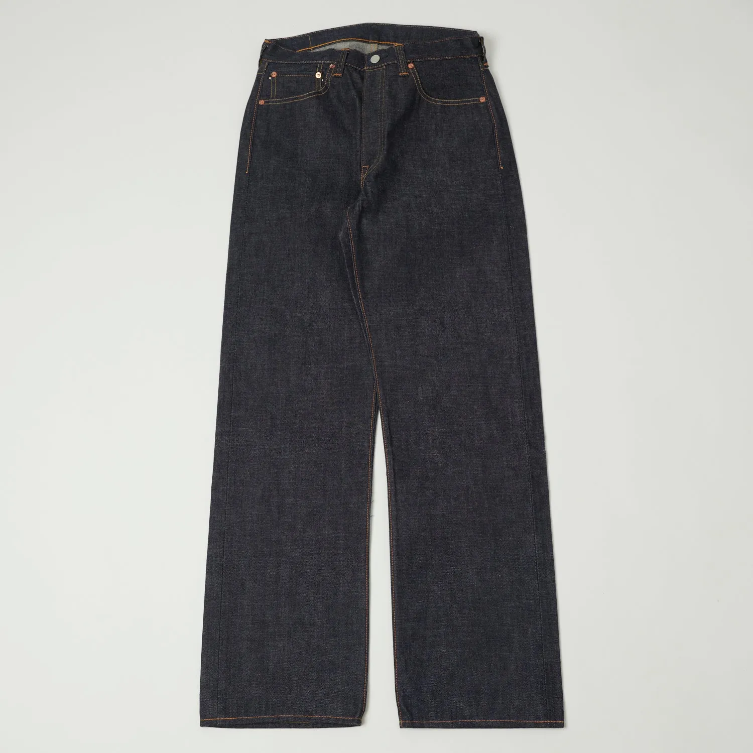 Full Count 0105 13.7oz 'Plain Pocket' Wide Straight Jean - Raw