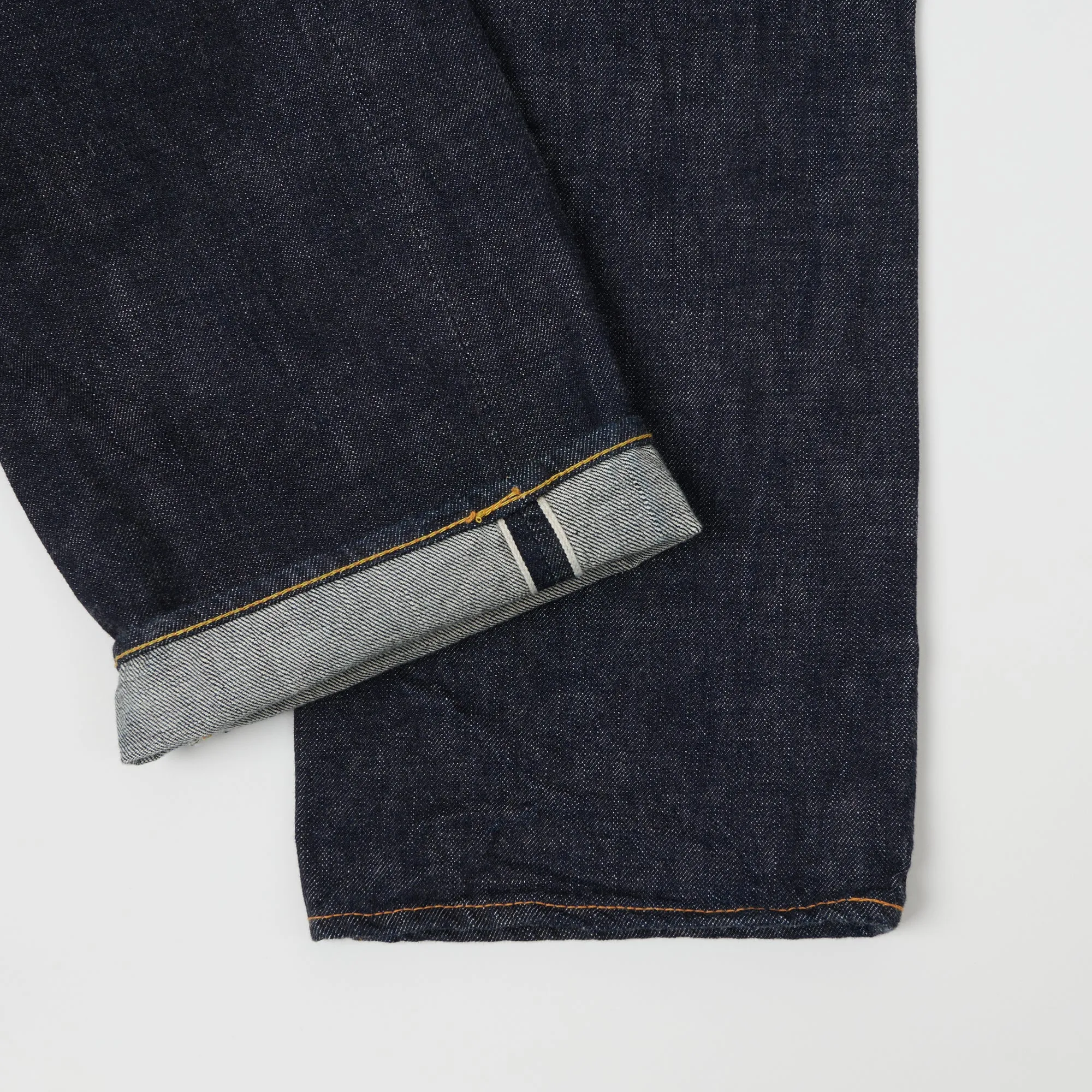 Full Count 0105W 13.7oz 'Plain Pocket' Wide Straight Jean - One Wash