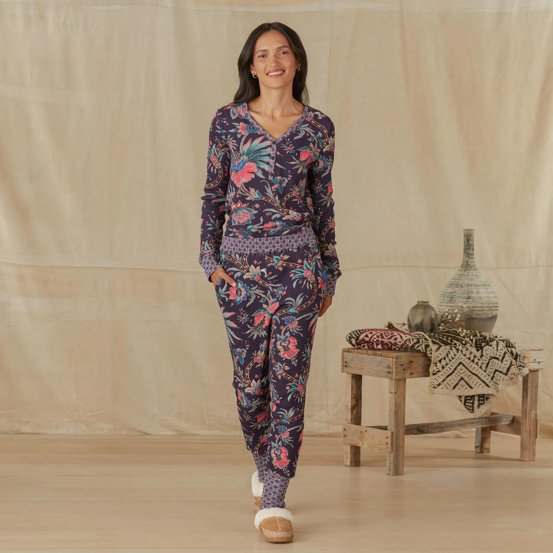 Garden Tapestry Pajamas, Petite