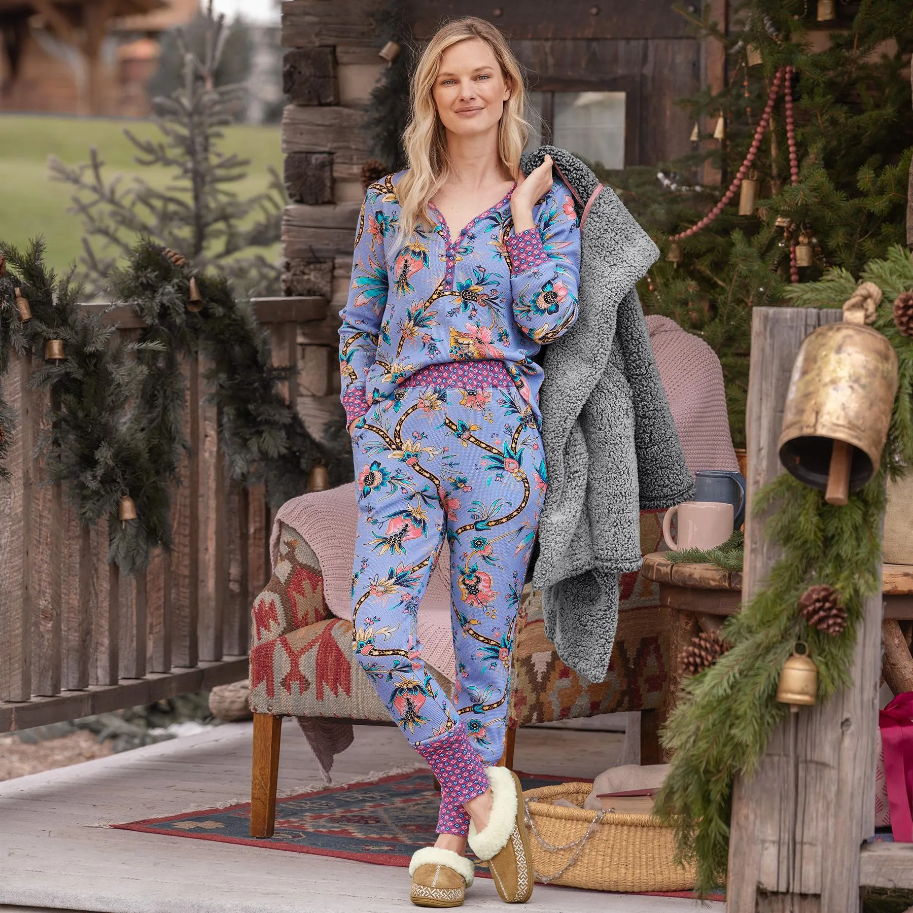 Garden Tapestry Pajamas, Petite