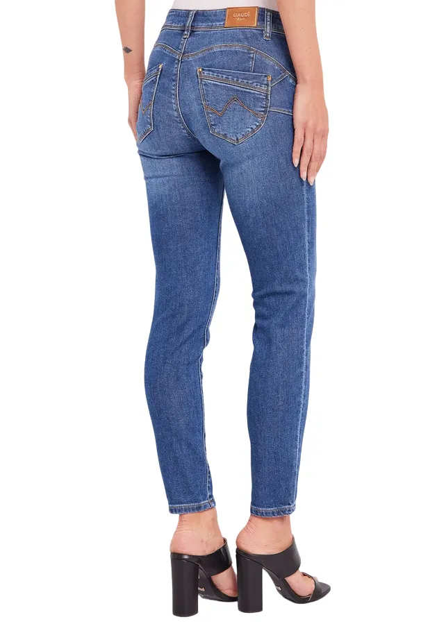 Gaudì pantalone jeans da donna Kelly 411BD26015 blu medio