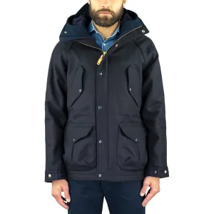 Giaccone MANIFATTURA CECCARELLI Fisherman Parka in Lana Blu Navy