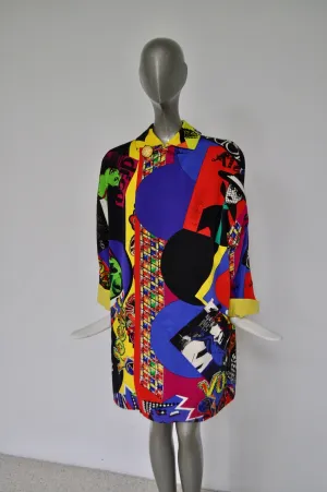 Gianni Versace reversible coat 90s