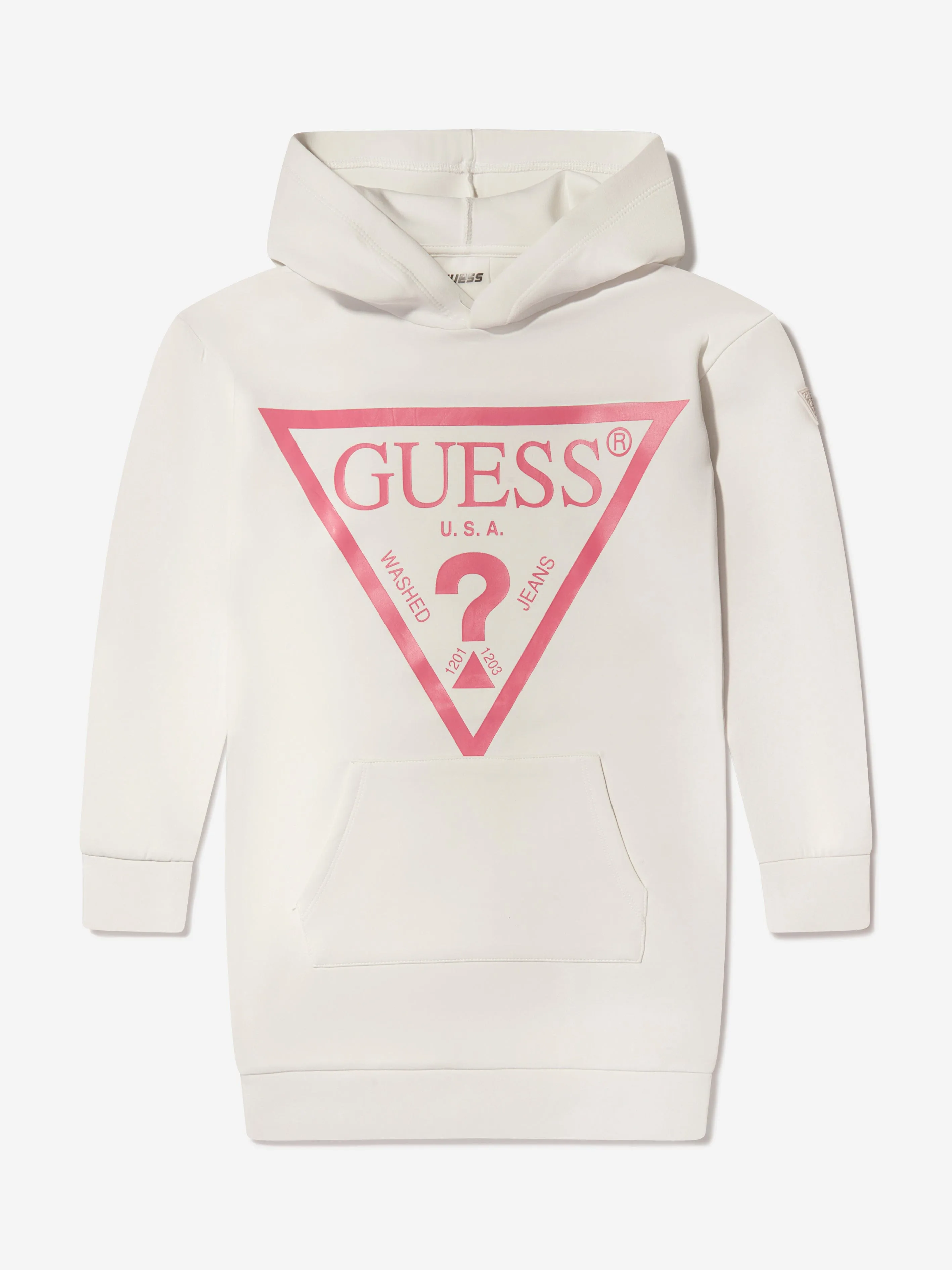 Guess Girls Hooded Sweater Dress