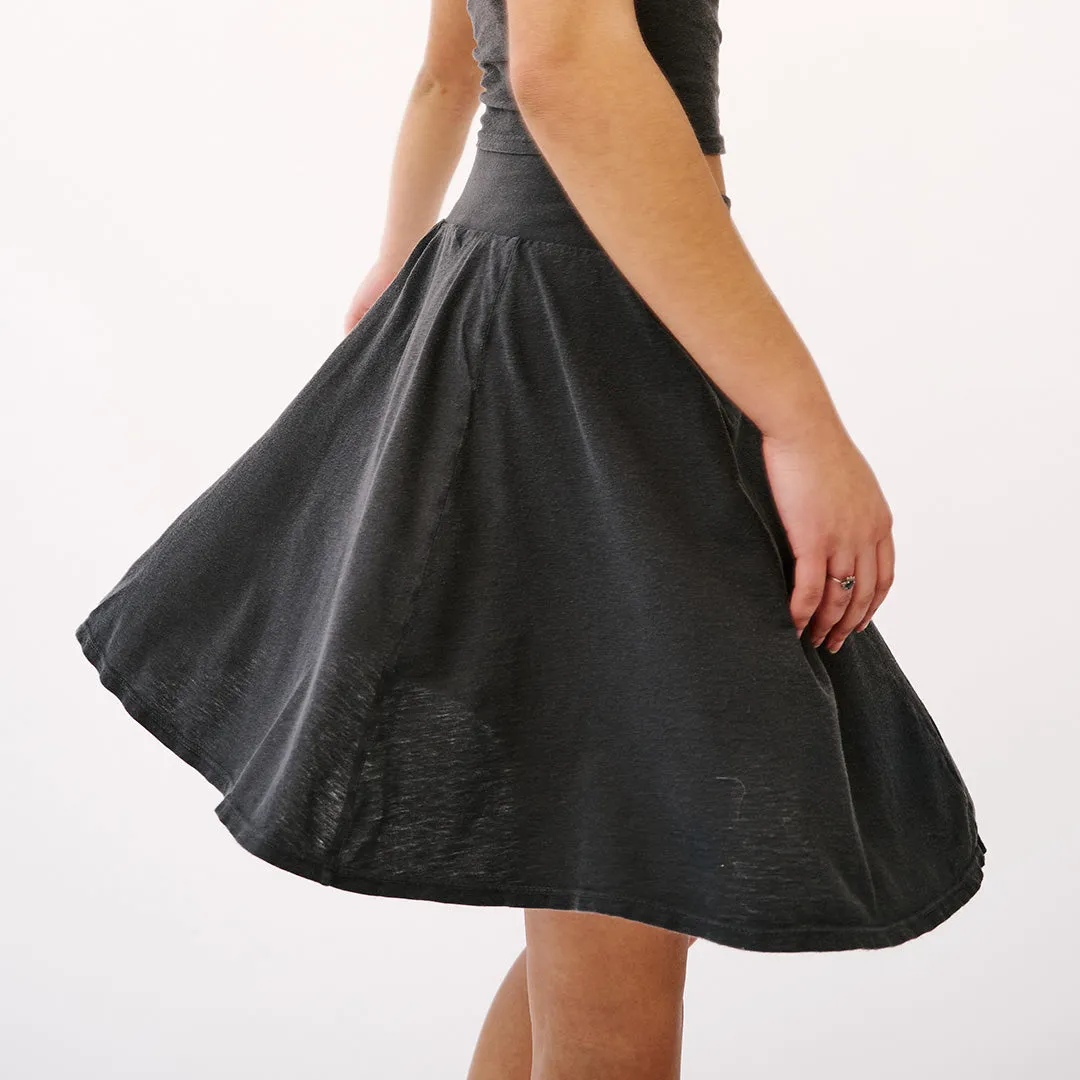 Hemp Midi Skirt