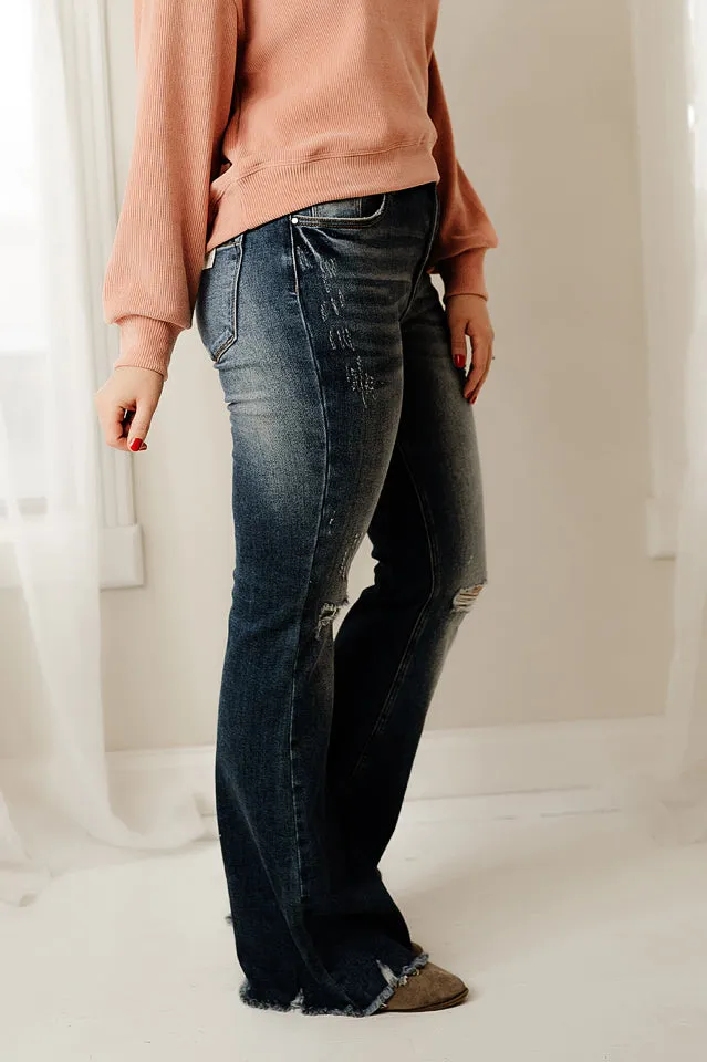 High Rise Flare Jeans