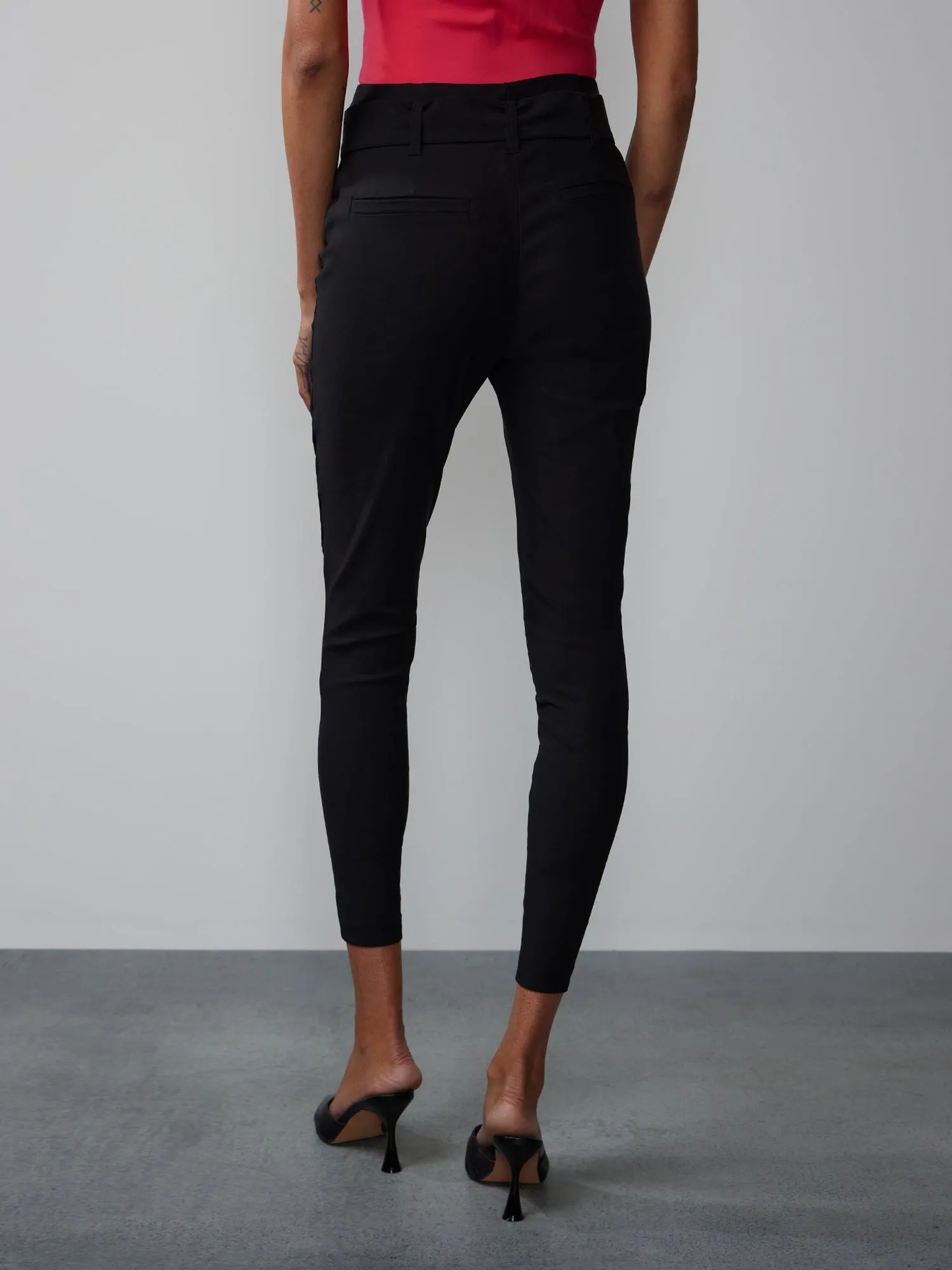 High Rise Whitney Belted Pant