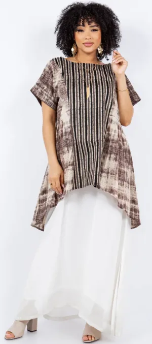 I'm so Zen Tunic Top Boho Hippie Chic Resort Wear Sml-2X