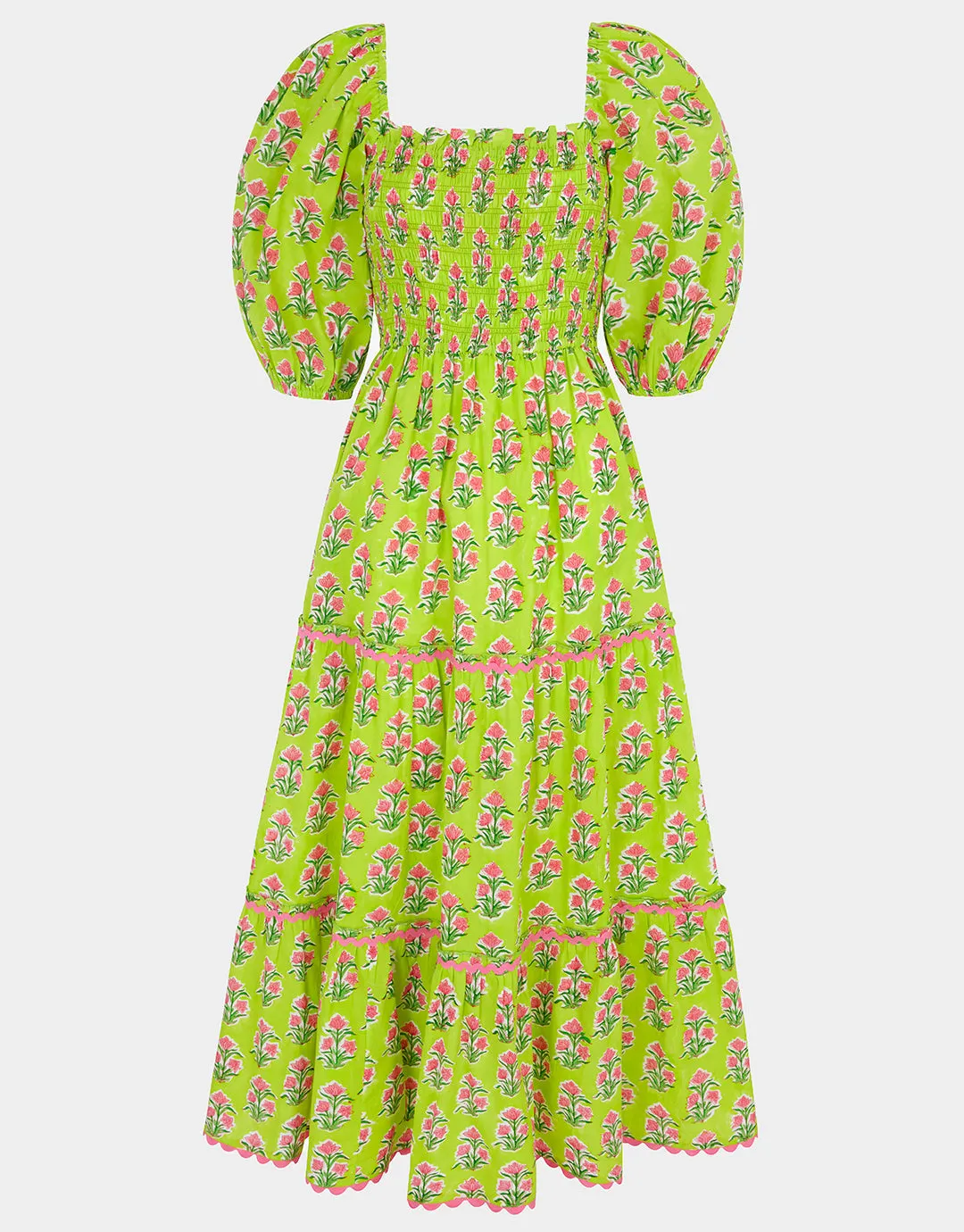 Jodhpur Dress - Lime Tulip