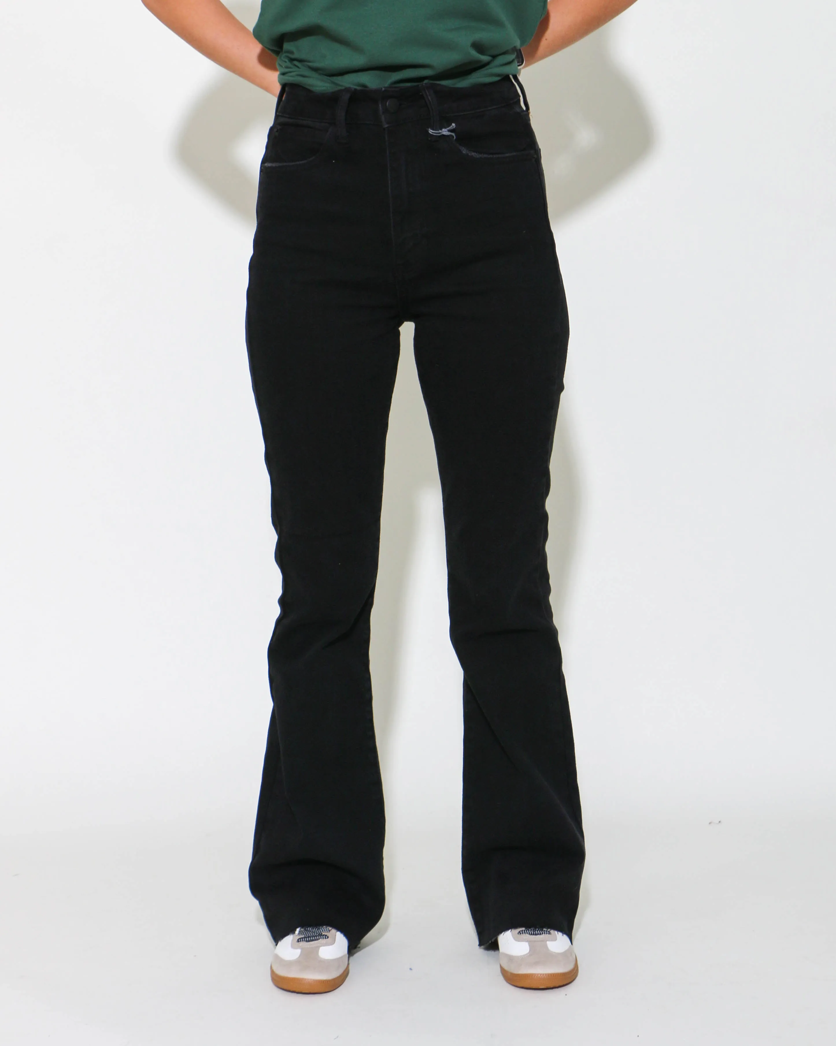 Just USA High Rise Vintage Skinny Flare Jeans