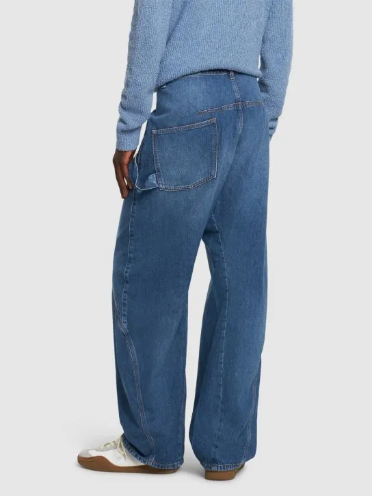 JW Anderson   Twisted denim workwear jeans 