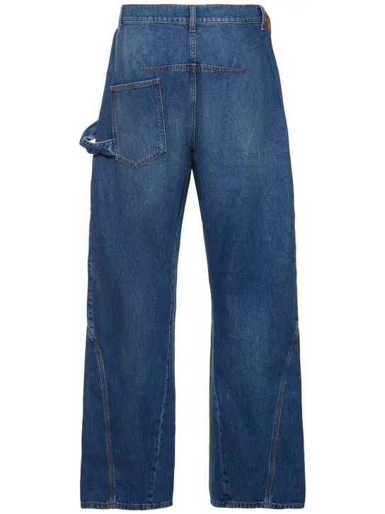 JW Anderson   Twisted denim workwear jeans 